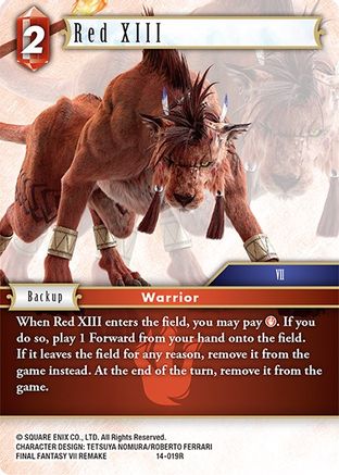 Red XIII (OPUS XIV: CRYSTAL ABYSS) Foil - Premium Final Fantasy Single from Opus XIV: Crystal Abyss - Just $1.87! Shop now at Game Crave Tournament Store