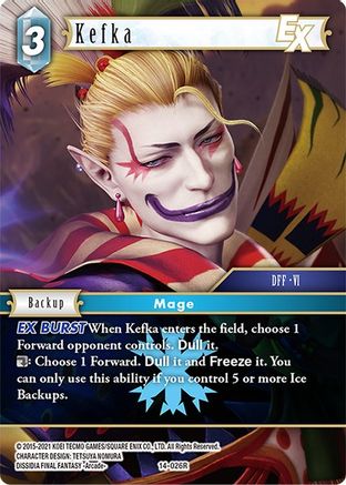 Kefka EX (OPUS XIV: CRYSTAL ABYSS) - Premium Final Fantasy Single from Opus XIV: Crystal Abyss - Just $0.25! Shop now at Game Crave Tournament Store