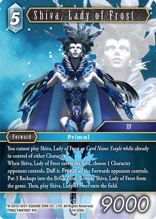 Shiva, Lady of Frost (OPUS XIV: CRYSTAL ABYSS) - Premium Final Fantasy Single from Opus XIV: Crystal Abyss - Just $2.94! Shop now at Game Crave Tournament Store