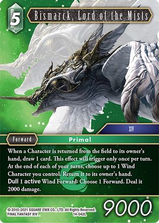 Bismarck, Lord of the Mists (OPUS XIV: CRYSTAL ABYSS) Foil - Premium Final Fantasy Single from Opus XIV: Crystal Abyss - Just $3.26! Shop now at Game Crave Tournament Store