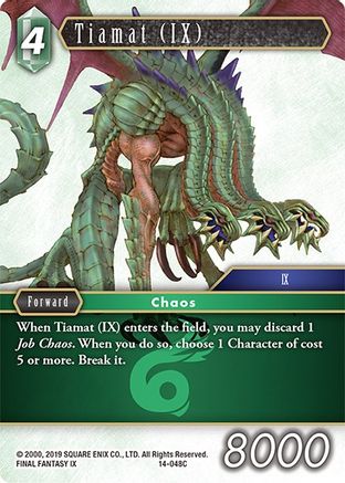 Tiamat (IX) (OPUS XIV: CRYSTAL ABYSS) - Premium Final Fantasy Single from Opus XIV: Crystal Abyss - Just $0.25! Shop now at Game Crave Tournament Store