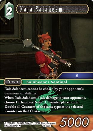 Naja Salaheem (OPUS XIV: CRYSTAL ABYSS) Foil - Premium Final Fantasy Single from Opus XIV: Crystal Abyss - Just $0.41! Shop now at Game Crave Tournament Store