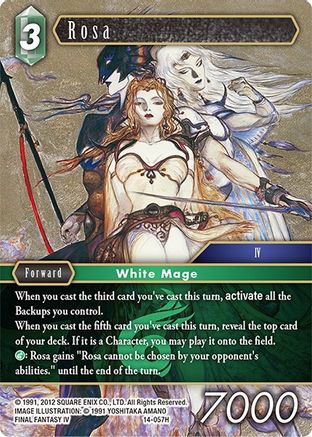 Rosa (OPUS XIV: CRYSTAL ABYSS) Foil - Premium Final Fantasy Single from Opus XIV: Crystal Abyss - Just $16.40! Shop now at Game Crave Tournament Store