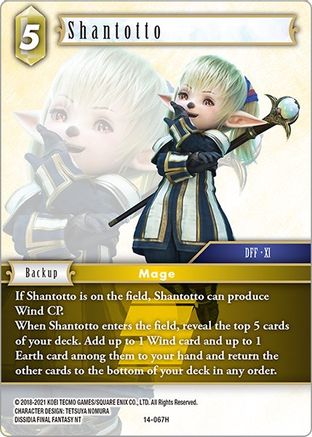 Shantotto (OPUS XIV: CRYSTAL ABYSS) Foil - Premium Final Fantasy Single from Opus XIV: Crystal Abyss - Just $1.74! Shop now at Game Crave Tournament Store