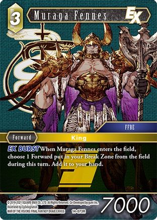 Muraga Fennes (OPUS XIV: CRYSTAL ABYSS) Foil - Premium Final Fantasy Single from Opus XIV: Crystal Abyss - Just $0.25! Shop now at Game Crave Tournament Store