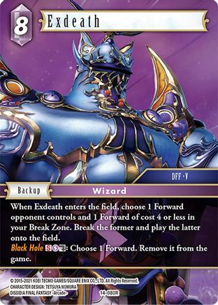 Exdeath (OPUS XIV: CRYSTAL ABYSS) - Premium Final Fantasy Single from Opus XIV: Crystal Abyss - Just $0.25! Shop now at Game Crave Tournament Store