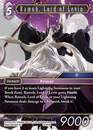 Ramuh, Lord of Levin (OPUS XIV: CRYSTAL ABYSS) Foil - Premium Final Fantasy Single from Opus XIV: Crystal Abyss - Just $3.72! Shop now at Game Crave Tournament Store