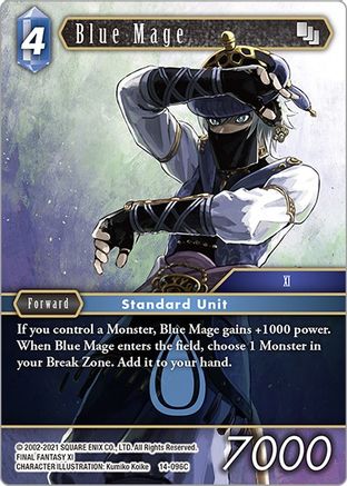 Blue Mage (OPUS XIV: CRYSTAL ABYSS) Foil - Premium Final Fantasy Single from Opus XIV: Crystal Abyss - Just $0.49! Shop now at Game Crave Tournament Store