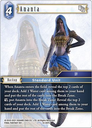 Ananta (OPUS XIV: CRYSTAL ABYSS) - Premium Final Fantasy Single from Opus XIV: Crystal Abyss - Just $0.25! Shop now at Game Crave Tournament Store