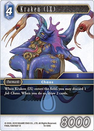 Kraken (IX) (OPUS XIV: CRYSTAL ABYSS) - Premium Final Fantasy Single from Opus XIV: Crystal Abyss - Just $0.25! Shop now at Game Crave Tournament Store