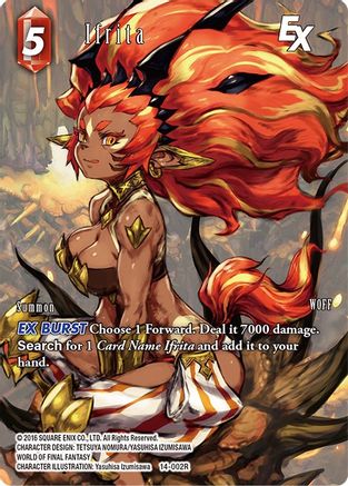 Ifrita EX (Full Art) (OPUS XIV: CRYSTAL ABYSS) Foil - Premium Final Fantasy Single from Opus XIV: Crystal Abyss - Just $37.94! Shop now at Game Crave Tournament Store