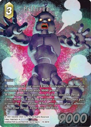 Calbrena (Full Art) (OPUS XIV: CRYSTAL ABYSS) Foil - Premium Final Fantasy Single from Opus XIV: Crystal Abyss - Just $2.81! Shop now at Game Crave Tournament Store
