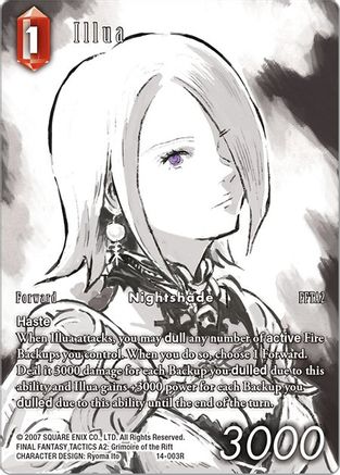 Illua (Full Art) (OPUS XIV: CRYSTAL ABYSS) Foil - Premium Final Fantasy Single from Opus XIV: Crystal Abyss - Just $2.97! Shop now at Game Crave Tournament Store