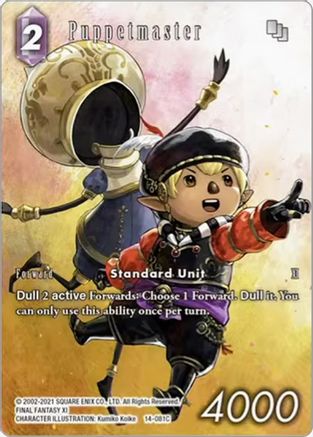 Puppetmaster (Full Art) (OPUS XIV: CRYSTAL ABYSS) Foil - Premium Final Fantasy Single from Opus XIV: Crystal Abyss - Just $4.51! Shop now at Game Crave Tournament Store