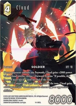 Cloud (Full Art) (OPUS XIV: CRYSTAL ABYSS) Foil - Premium Final Fantasy Single from Opus XIV: Crystal Abyss - Just $113.77! Shop now at Game Crave Tournament Store