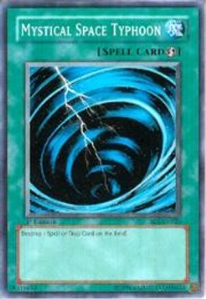 Mystical Space Typhoon (SD5-EN020) - Structure Deck: Warrior's Triumph 1st Edition - Premium Yugioh Single from Konami - Just $0.35! Shop now at Game Crave Tournament Store