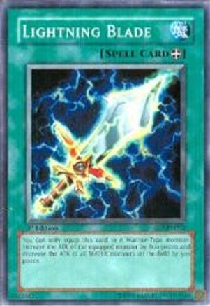 Lightning Blade (SD5-EN022) - Structure Deck: Warrior's Triumph 1st Edition - Premium Yugioh Single from Konami - Just $0.25! Shop now at Game Crave Tournament Store