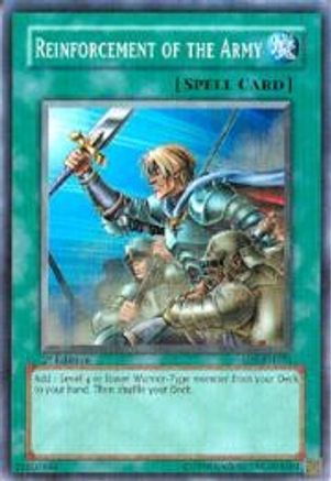 Reinforcement of the Army (SD5-EN024) - Structure Deck: Warrior's Triumph 1st Edition - Premium Yugioh Single from Konami - Just $0.25! Shop now at Game Crave Tournament Store