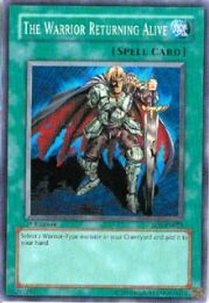 The Warrior Returning Alive (SD5-EN025) - Structure Deck: Warrior's Triumph 1st Edition - Premium Yugioh Single from Konami - Just $0.27! Shop now at Game Crave Tournament Store
