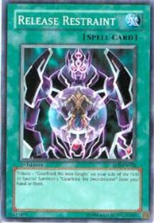 Release Restraint (SD5-EN032) - Structure Deck: Warrior's Triumph 1st Edition - Premium Yugioh Single from Konami - Just $0.25! Shop now at Game Crave Tournament Store