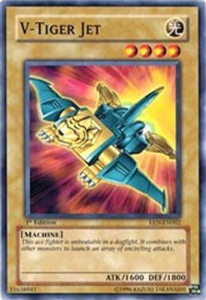 V-Tiger Jet (EEN-EN002) - Elemental Energy Unlimited - Premium Yugioh Single from Konami - Just $0.25! Shop now at Game Crave Tournament Store