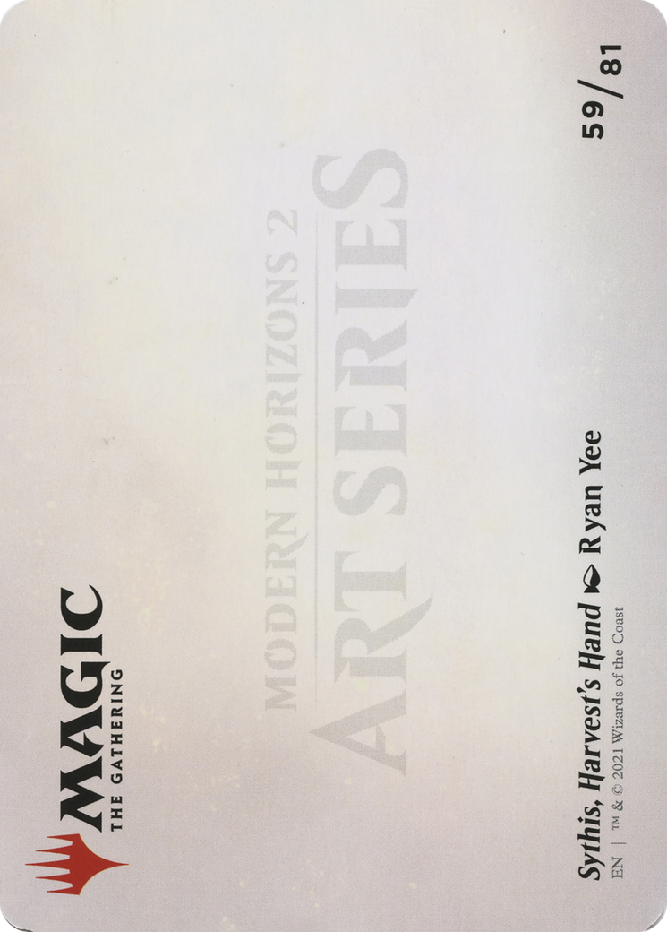 Sythis, Harvest's Hand // Sythis, Harvest's Hand (AMH2-059) - Modern Horizons 2 Art Series (Borderless) Foil - Premium MTG Single from Wizards of the Coast - Just $0! Shop now at Game Crave Tournament Store