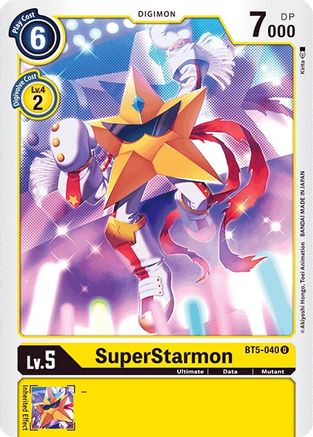 SuperStarmon (BT5-040) - Battle of Omni - Premium Digimon Single from Bandai - Just $0.08! Shop now at Game Crave Tournament Store