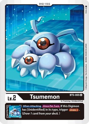 Tsumemon (BT5-005) - Battle of Omni - Premium Digimon Single from Bandai - Just $0.25! Shop now at Game Crave Tournament Store