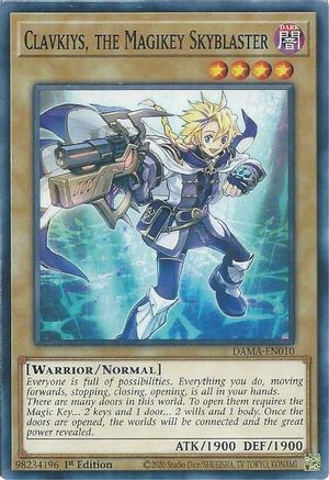 Clavkiys, the Magikey Skyblaster (DAMA-EN010) - Dawn of Majesty 1st Edition - Premium Yugioh Single from Konami - Just $0.25! Shop now at Game Crave Tournament Store