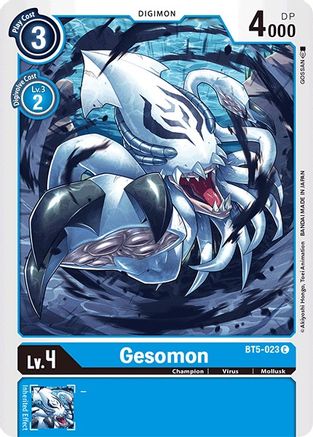 Gesomon (BT5-023) - Battle of Omni - Premium Digimon Single from Bandai - Just $0.08! Shop now at Game Crave Tournament Store