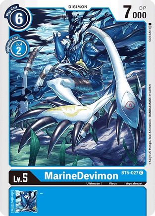 MarineDevimon (BT5-027) - Battle of Omni - Premium Digimon Single from Bandai - Just $0.08! Shop now at Game Crave Tournament Store