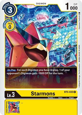 Starmons (BT5-035) - Battle of Omni - Premium Digimon Single from Bandai - Just $0.25! Shop now at Game Crave Tournament Store