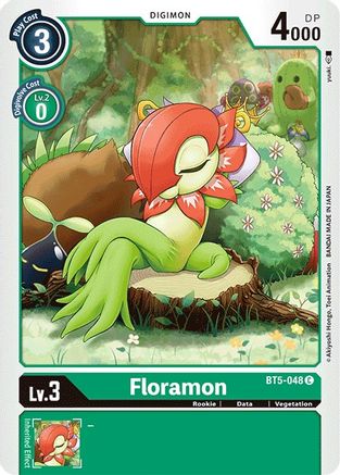 Floramon (BT5-048) - Battle of Omni - Premium Digimon Single from Bandai - Just $0.08! Shop now at Game Crave Tournament Store