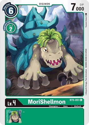 MoriShellmon (BT5-051) - Battle of Omni - Premium Digimon Single from Bandai - Just $0.25! Shop now at Game Crave Tournament Store