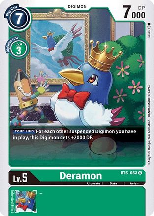 Deramon (BT5-053) - Battle of Omni - Premium Digimon Single from Bandai - Just $0.08! Shop now at Game Crave Tournament Store