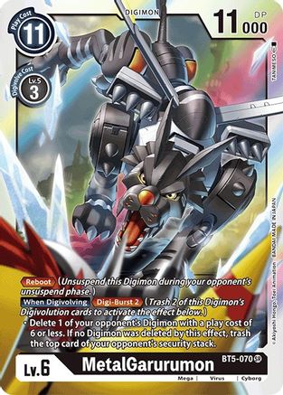 MetalGarurumon - BT5-070 (BT5-070) - Battle of Omni Foil - Premium Digimon Single from Bandai - Just $0.25! Shop now at Game Crave Tournament Store