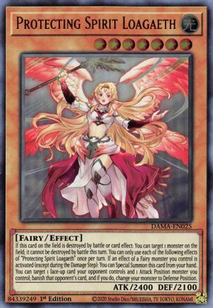 Protecting Spirit Loagaeth (DAMA-EN025) - Dawn of Majesty 1st Edition - Premium Yugioh Single from Konami - Just $0.80! Shop now at Game Crave Tournament Store