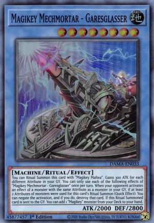 Magikey Mechmortar - Garesglasser (DAMA-EN033) - Dawn of Majesty 1st Edition - Premium Yugioh Single from Konami - Just $0.25! Shop now at Game Crave Tournament Store