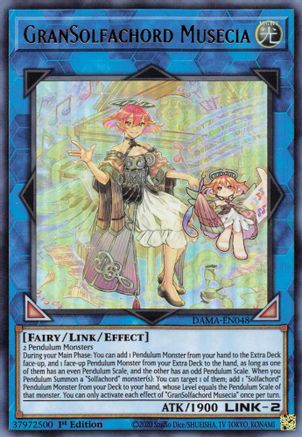 GranSolfachord Musecia (DAMA-EN048) - Dawn of Majesty 1st Edition - Premium Yugioh Single from Konami - Just $0.42! Shop now at Game Crave Tournament Store