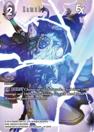 Ramuh EX (Full Art) (OPUS XIV: CRYSTAL ABYSS) Foil - Premium Final Fantasy Single from Opus XIV: Crystal Abyss - Just $9! Shop now at Game Crave Tournament Store