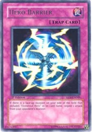 Hero Barrier (EEN-EN049) - Elemental Energy 1st Edition - Premium Yugioh Single from Konami - Just $0.70! Shop now at Game Crave Tournament Store