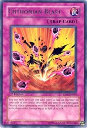 Chthonian Blast (EEN-EN050) - Elemental Energy Unlimited - Premium Yugioh Single from Konami - Just $0.25! Shop now at Game Crave Tournament Store