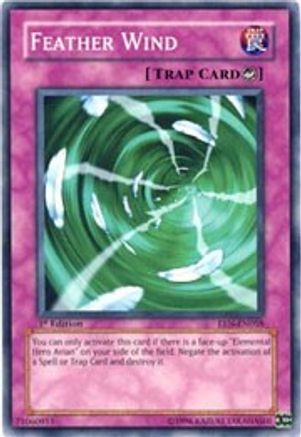 Feather Wind (EEN-EN058) - Elemental Energy Unlimited - Premium Yugioh Single from Konami - Just $0.25! Shop now at Game Crave Tournament Store