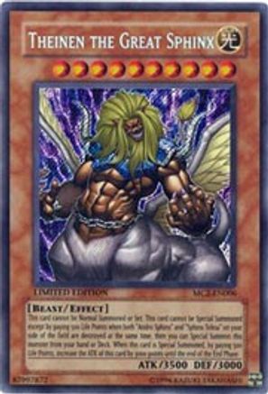 Theinen the Great Sphinx (MC2-EN006) - Master Collection Volume 2 Limited - Premium Yugioh Single from Konami - Just $5.07! Shop now at Game Crave Tournament Store