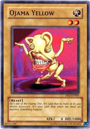 Ojama Yellow (DR2-EN001) - Dark Revelation Volume 2 Unlimited - Premium Yugioh Single from Konami - Just $0.40! Shop now at Game Crave Tournament Store