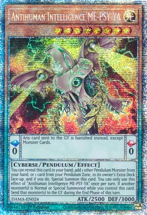Antihuman Intelligence ME-PSY-YA (Starlight Rare) (DAMA-EN024) - Dawn of Majesty 1st Edition - Premium Yugioh Single from Konami - Just $13.61! Shop now at Game Crave Tournament Store