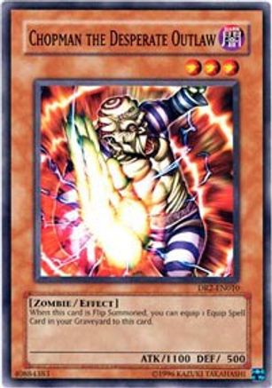 Chopman the Desperate Outlaw (DR2-EN010) - Dark Revelation Volume 2 Unlimited - Premium Yugioh Single from Konami - Just $0.25! Shop now at Game Crave Tournament Store