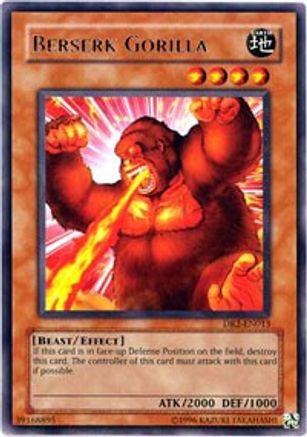 Berserk Gorilla (DR2-EN013) - Dark Revelation Volume 2 Unlimited - Premium Yugioh Single from Konami - Just $2.34! Shop now at Game Crave Tournament Store