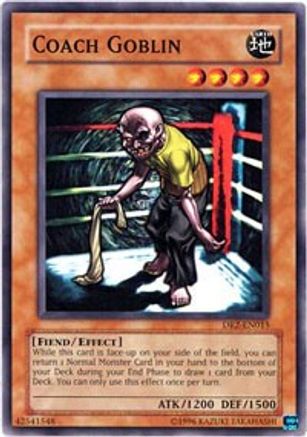 Coach Goblin (DR2-EN015) - Dark Revelation Volume 2 Unlimited - Premium Yugioh Single from Konami - Just $0.25! Shop now at Game Crave Tournament Store