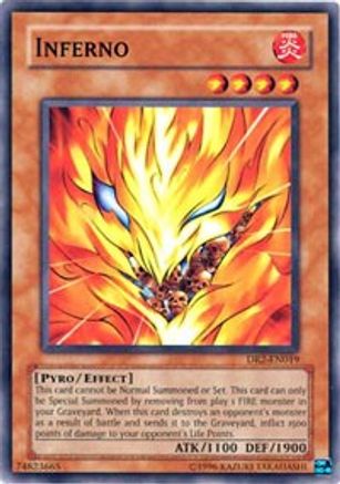 Inferno (DR2-EN019) - Dark Revelation Volume 2 Unlimited - Premium Yugioh Single from Konami - Just $0.25! Shop now at Game Crave Tournament Store